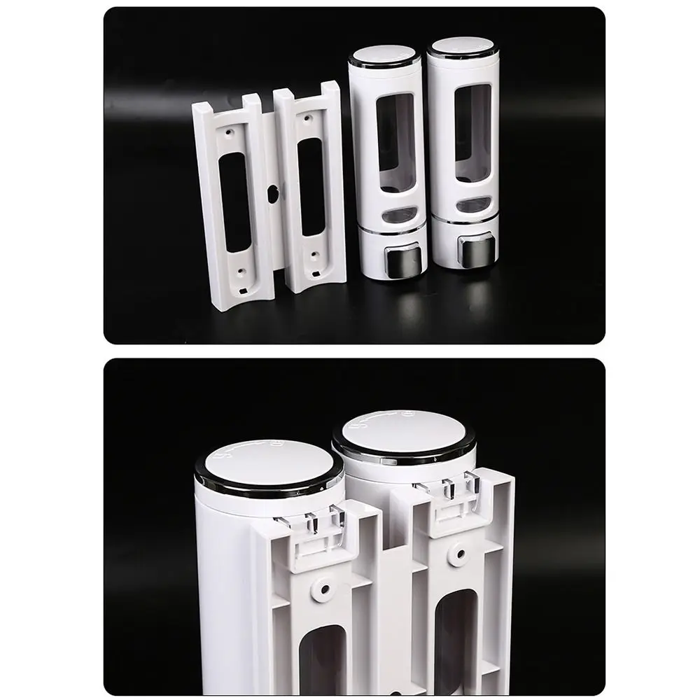 Wall-Mount Soap Dispenser 2/3 Head Refillable Liquid Soap Container Drip Type Large Capacity Hand Sanitizer Jar Shower