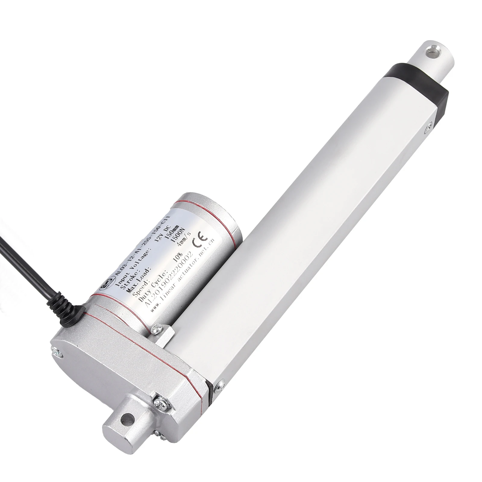 Linear Actuator Motor Dc 1500N 12V Linear Actuator Motor Metal Gear Electric Linear Actuator 12v Motor Moving Distance Stroke 50mm 100mm 150mm