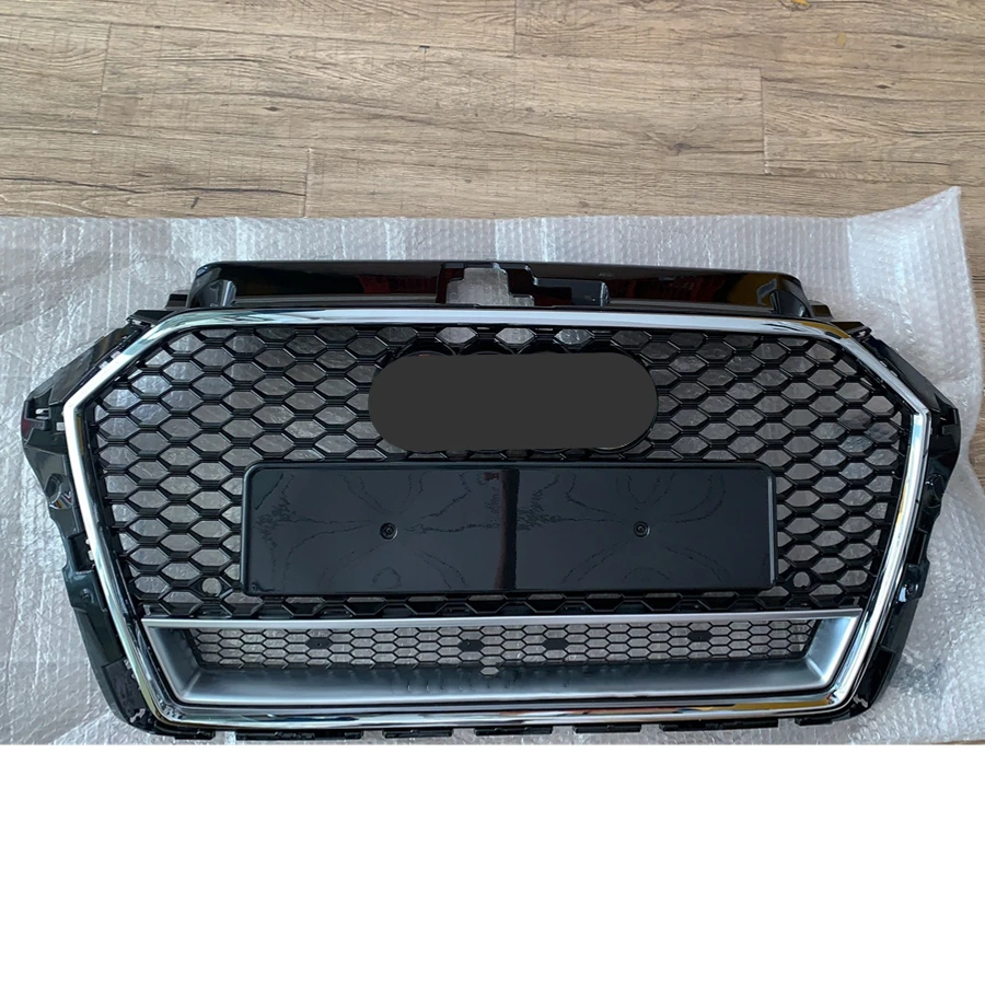 

For RS3 Style Front Sport Hex Mesh Honeycomb Hood Grill for Audi A3/S3 8V 2017-2020 car accessories