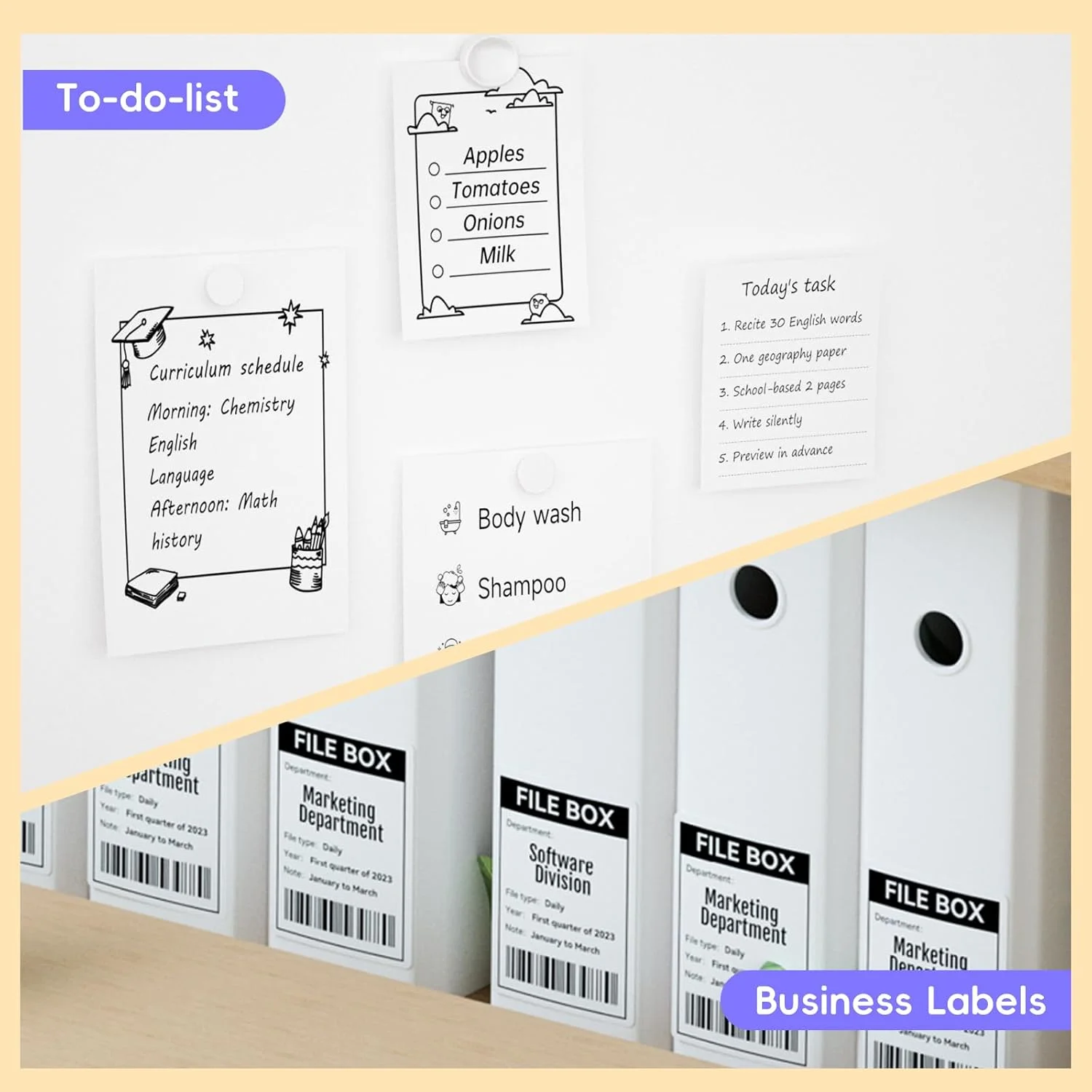 HPRT S1 Mini Bluetooth Thermal Printer or 57mm Photo Paper Sticker Inkless Printing Compatible Android & iOS