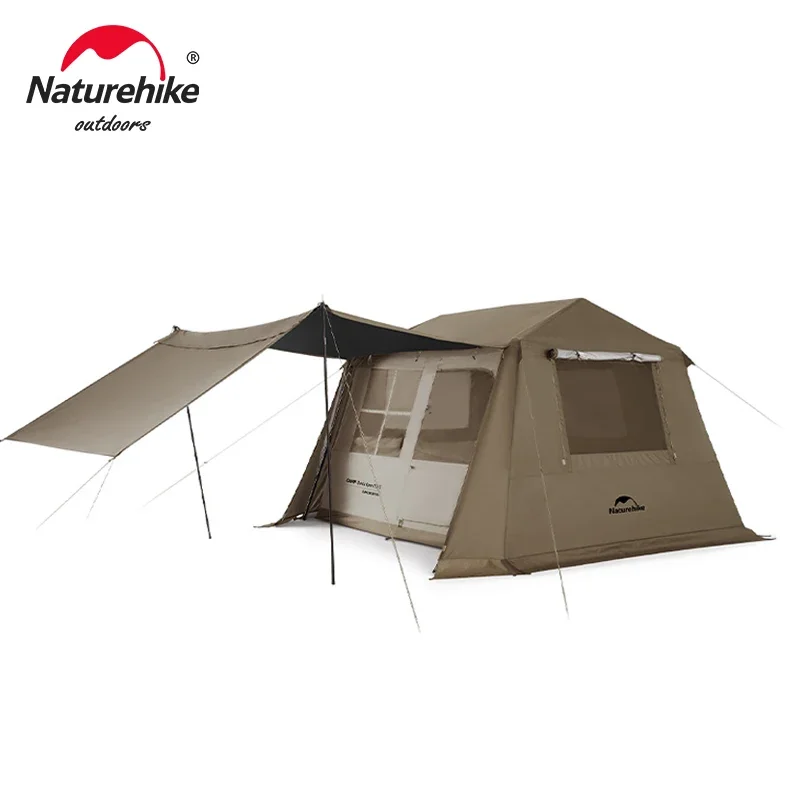 Naturehike New Tent Camping Travel Living Room Tent 4 ~ 6 People Waterproof Quick Open Tent Large Space Outdoor Portable 2024 image_1
