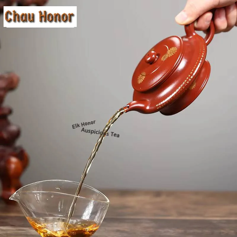 200ml Chinese Yixing Purple Clay Tea Pot Master Handmade Filter Teapot Custom Beauty Tea Infuser Tradition Zisha Tea Accessories