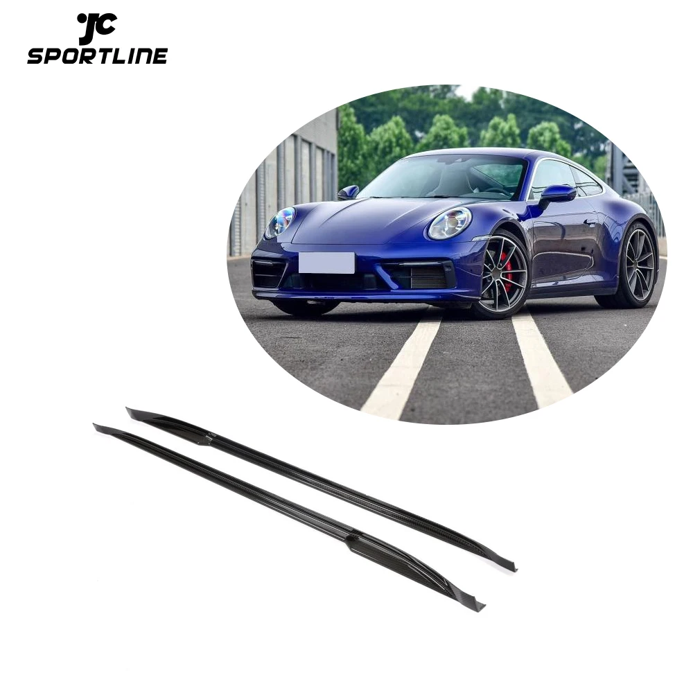 Minigonne Laterali Auto In Fibra Di Carbonio A Secco 911 991 Per Porsche 911 991 Gt3 Rs 2 Porte 2017-2018