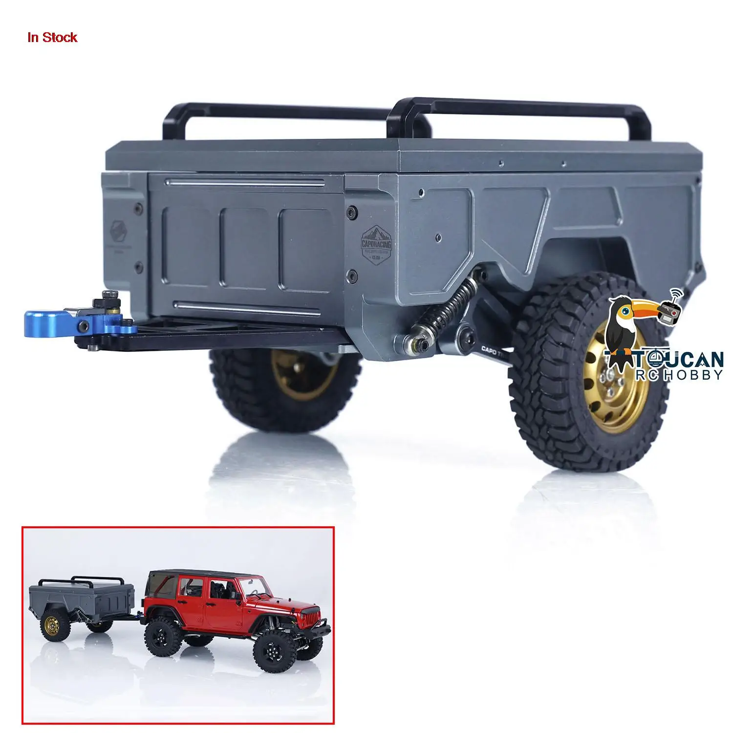 

Металлический багажный прицеп, обновленные детали для каподастр CUB1 CNC 1/18 RC гусеничная модель автомобиля «сделай сам», игрушки для взрослых TH19801