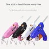 70W Hot Melt Glue Gun With 7MM Transparent Glue Stick Mini Gun Home Electric Heat Temperature Gun Repair Tool Special Stick Set 5