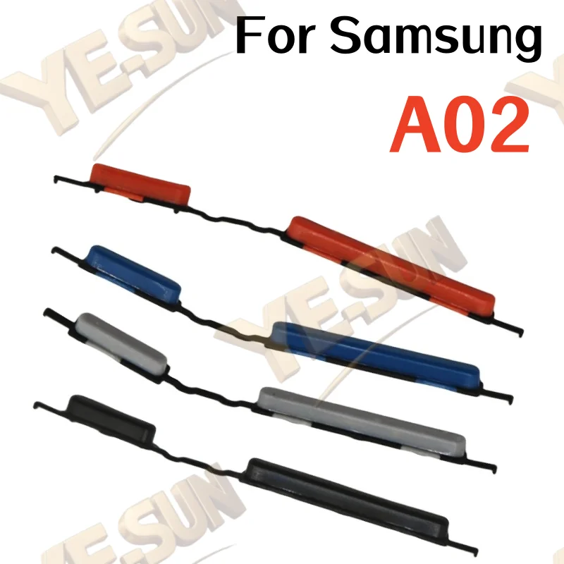 삼성 갤럭시 A02용 측면 볼륨 버튼 볼륨 업 다운 버튼 키 측면 버튼