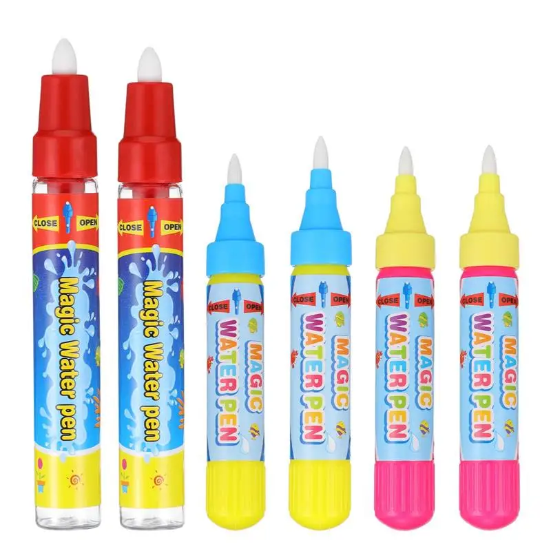 

6pcs Water Brush Pens Painting Pens Kids Drawing Pens Hand Writing Pen Educational Tools Drawing Pens Kindergarten Props