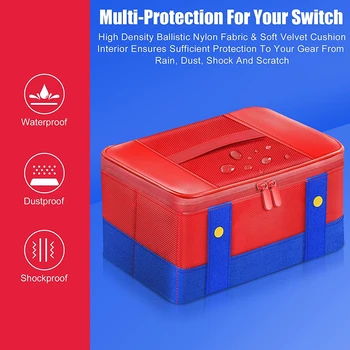 Switch Case For Nintendo Switch Portable Waterproof Hard Protective Storage Bag For Nintendo Switch Console & Game Accessories 2