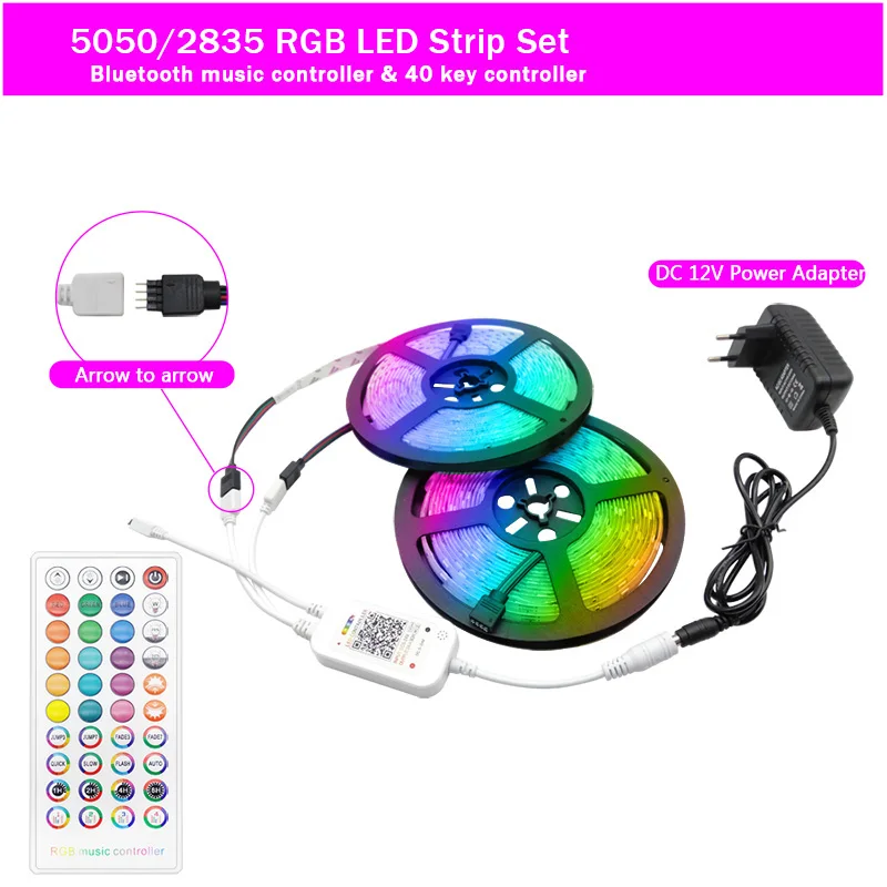 5050  LED Ʈ Ʈ, RGB 12V 2835 LED  Ʈ,  ߿ LED  ,  Ȩ Ʈ , ֹ