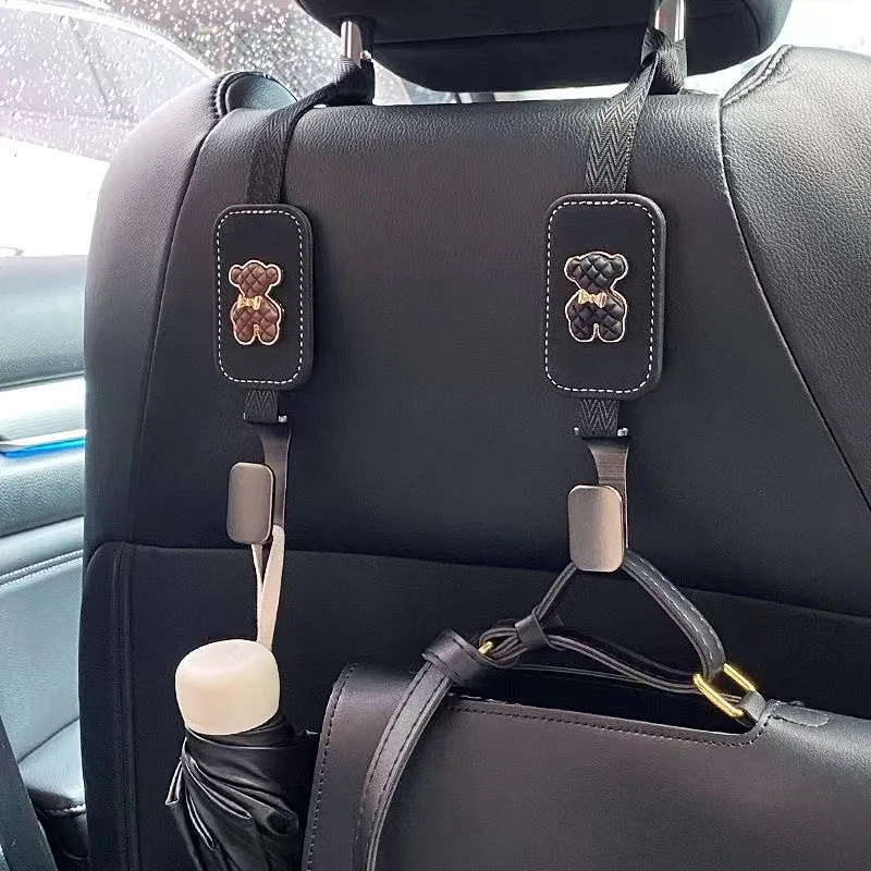 

2PCS Car Seat Back Small Hook Multifunctional Hidden Cartoon In The Car Rear Cute Car Small Hook Supplies,Car Accessories