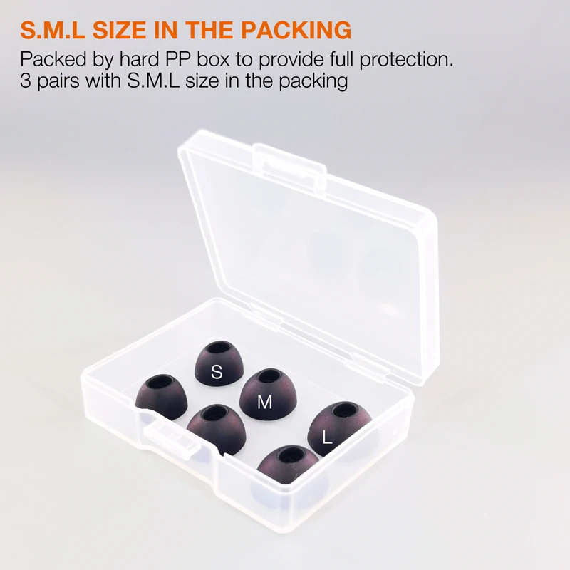 Eartips Compatible with OnePlus Buds Pro 2 Earbuds Earpad with S.M.L Size
