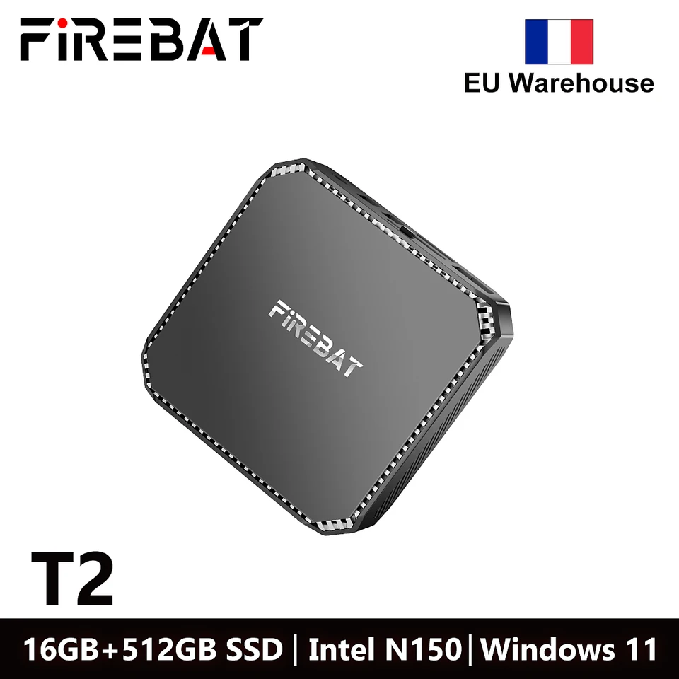 Firebat-ミニPCゲーマーデスクトップ,Intel n150 CPU, Windows 11,ddr4