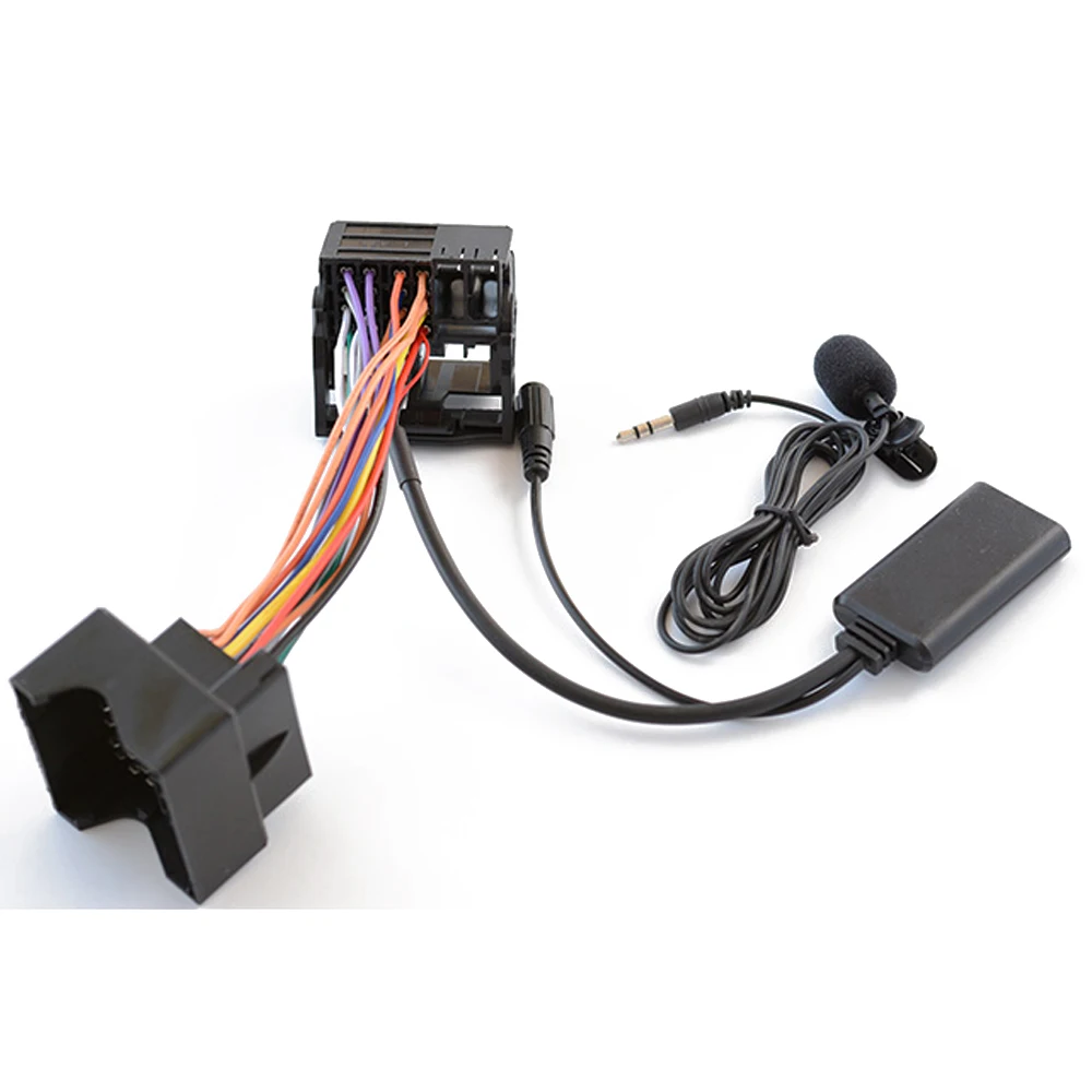Aramox Adattatore Audio Bluetooth 5.0 Per Auto Con Microfono E Cavo Ausiliario – Kit Vivavoce Per Mercedes W169 W245 W203 W209 Classe A B C CLK (NTG2) - 3