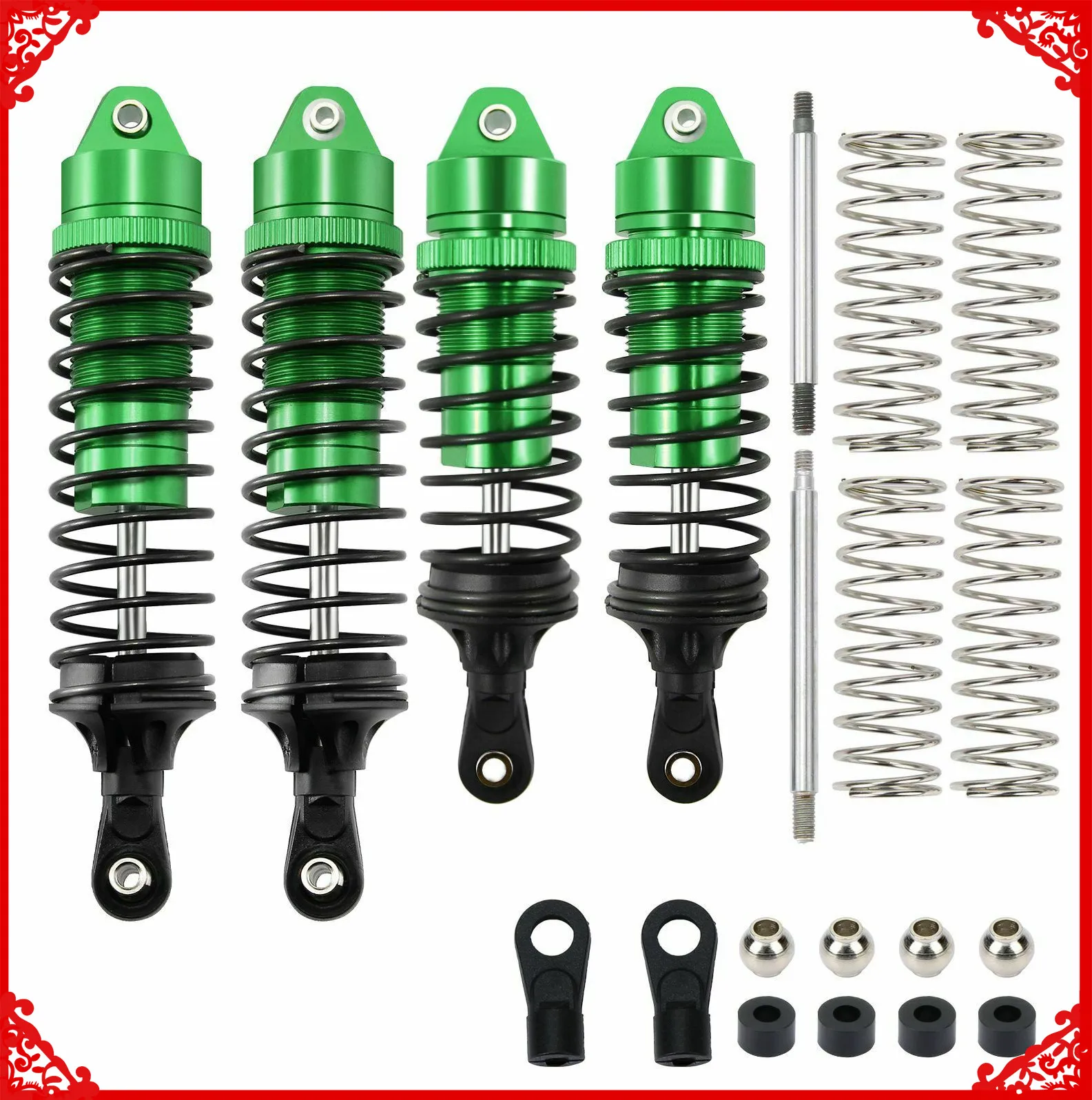 RCAWD LOS233011 Front Rear Shocks For 1/10 Losi Lasernut U4 Tenacity DB TT  Pro upgraded part