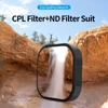 TELESIN ND8 ND16 ND32 CPL Lens Filter Set Aluminium Alloy Frame for GoPro 12  Hero 12 11 11 9 Black Action Camera ND CPL Lens 2