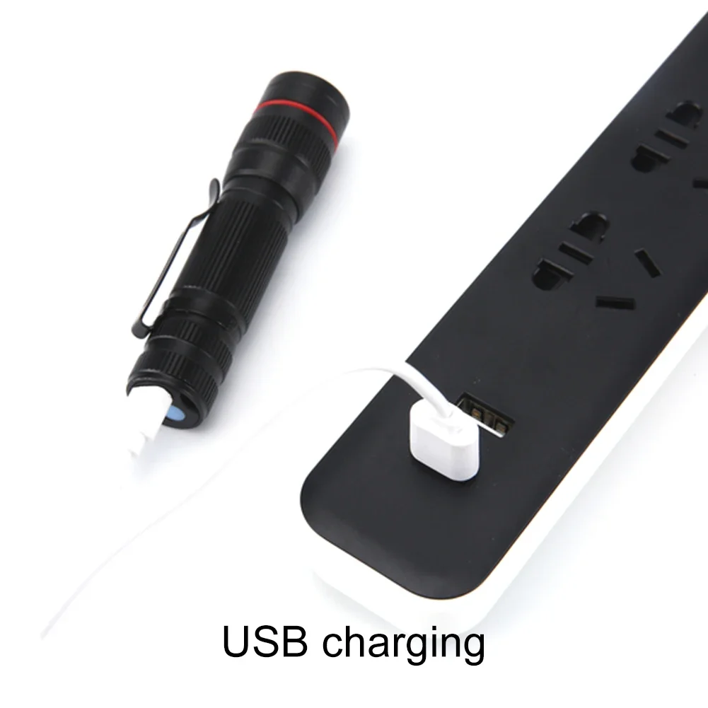 Waterproof Aluminum LED Flashlight for Outdoor Hiking