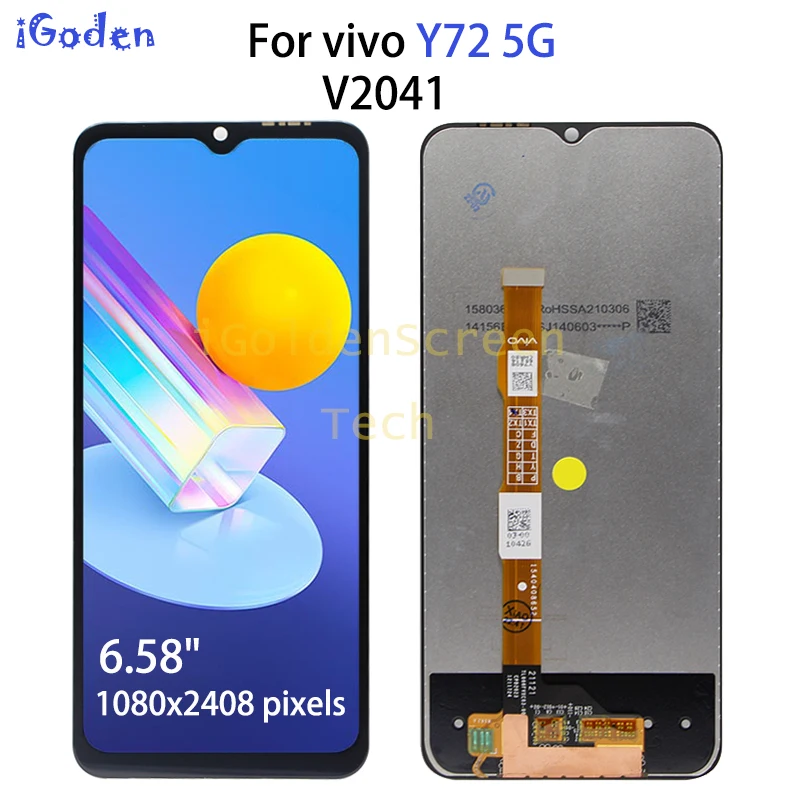 Original 6 85 LCD For vivo y72 5g LCD Display Touch Screen Replacement original-6-85-lcd-for-vivo-y72-5g-lcd-display-touch-screen-replacement
