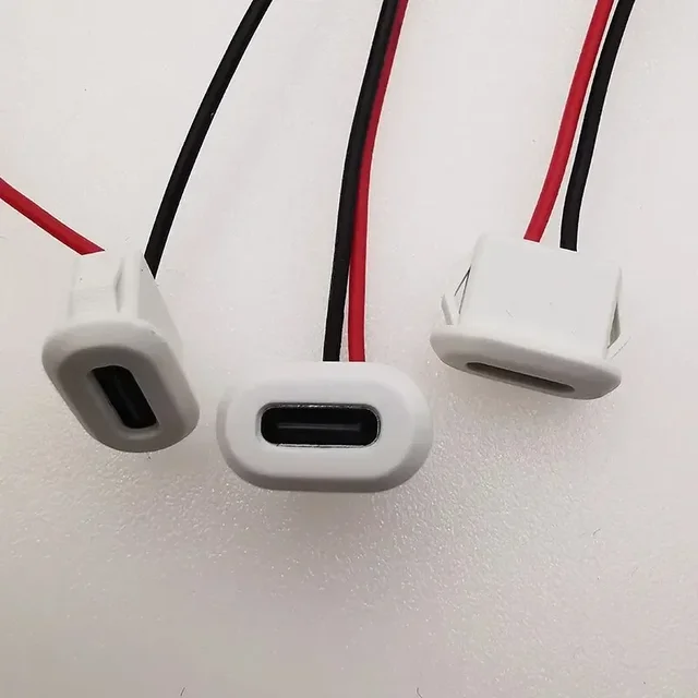 5 uds/10 Uds USB 2,0 tipo de cable soldado de presión directa lámpara madre puerto de carga de juguete lámpara de mesa puerto de carga de instrumentos de precisión 5