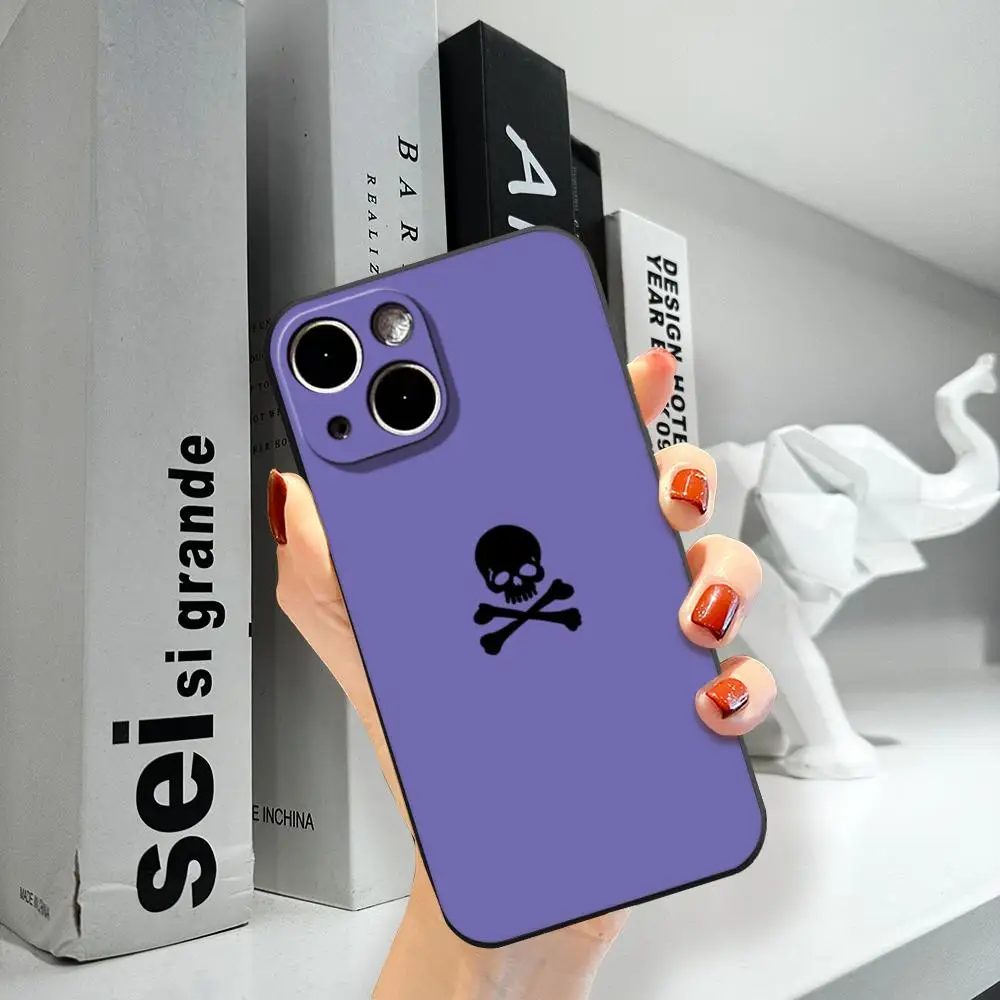 Black Skull Soft Phone Case - Premium Protective Cover