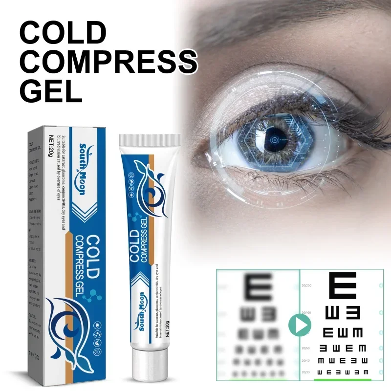 Eye Cold Compress Gel Relieve Fatigue Dry Itchy Vision Protection Ointment