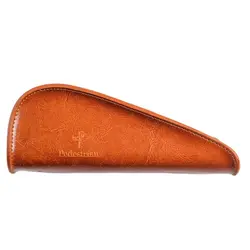 Premium PU Leather Tobacco Pouch - Portable Cigarette & Rolling Pipe Holder Storage Bag (Brown)