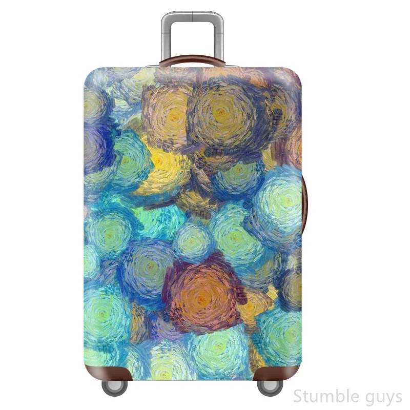 신축성 있는 방진 수하물 커버 보호용 긁힘 방지 탄성 수트케이스 슬리브 모든 여행에 필수품 18-32인치