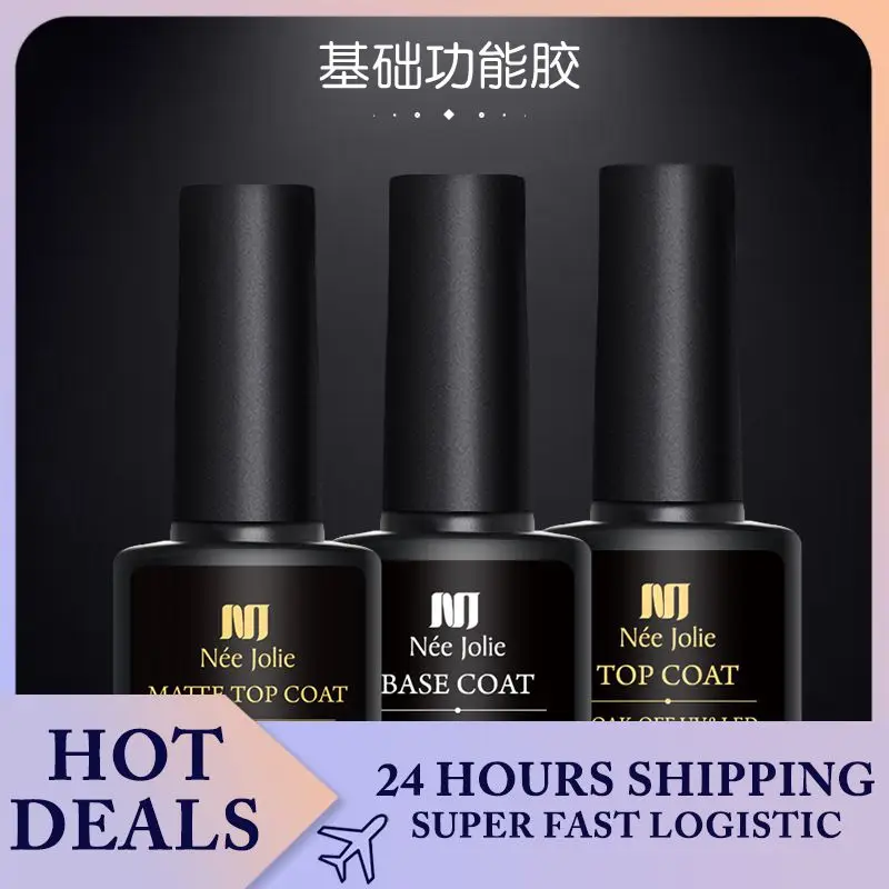 8.5ml Nail Gel Top Coat No Wipe UV Gel Varnish Sealing Shining Clear Nail Diamond Top Coat Removable Primer