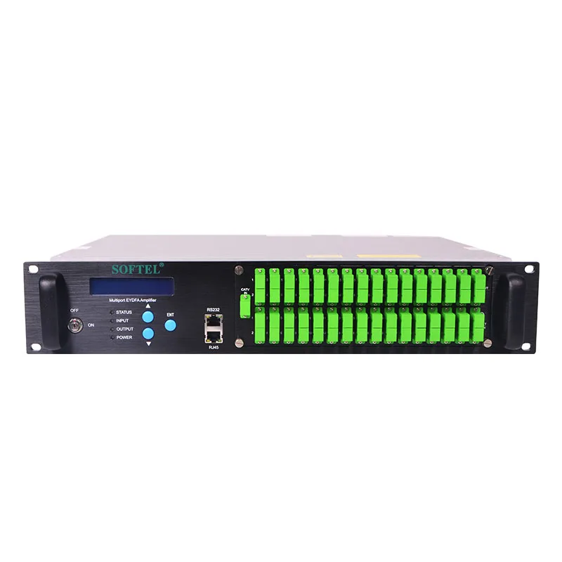 

Волоконно-оптический усилитель EDFA высокой мощности CATV 1550 нм, 32 порта на каждый порт 23 дБ