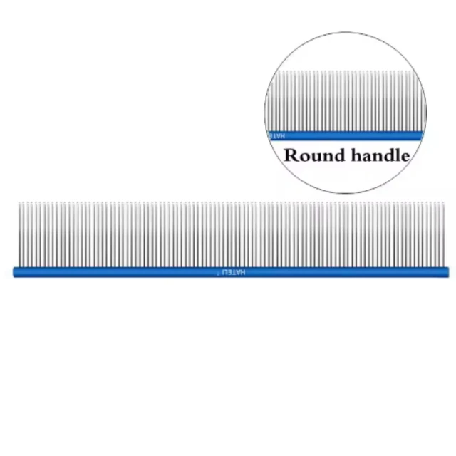 19cm Light Aluminum Pet Comb Professional Dog Grooming Cat Comb Cleaning Hair Trimmer Brush Accessories 5 Colors Optional 5