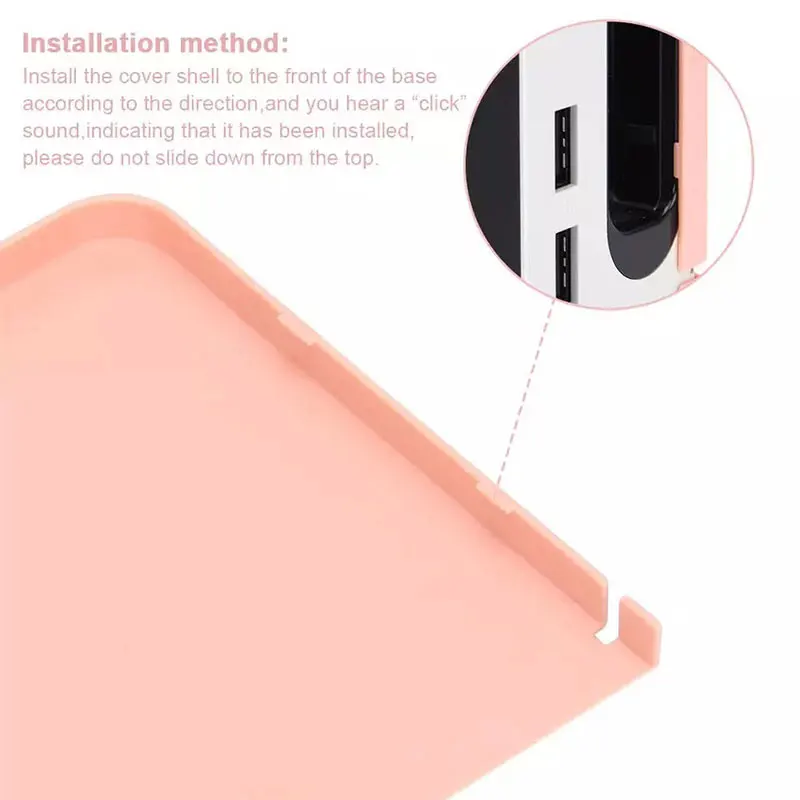 Bonito dos Desenhos Animados Anime Face Plate Capa Protetora para Nintendo Switch Oled Estação Doca de tv Decorativa Substituição da Placa Frontal Case - Image 2