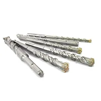 Tête de coupe transversale pour béton SDS Plus, marteau à double tarière 110mm 160mm 200mm, bloc de brique murale, marteau électrique, mèche de maçonnerie, 1 pièce 3