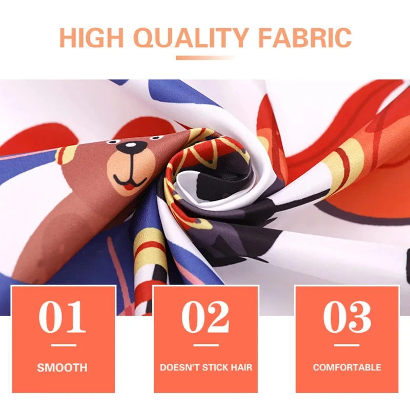 90*75CM Kids Cartoon Haircut Cape Professional Barber Haircut wrap Salon Children Waterproof Cutting Gown Hair Styling Supplies 3