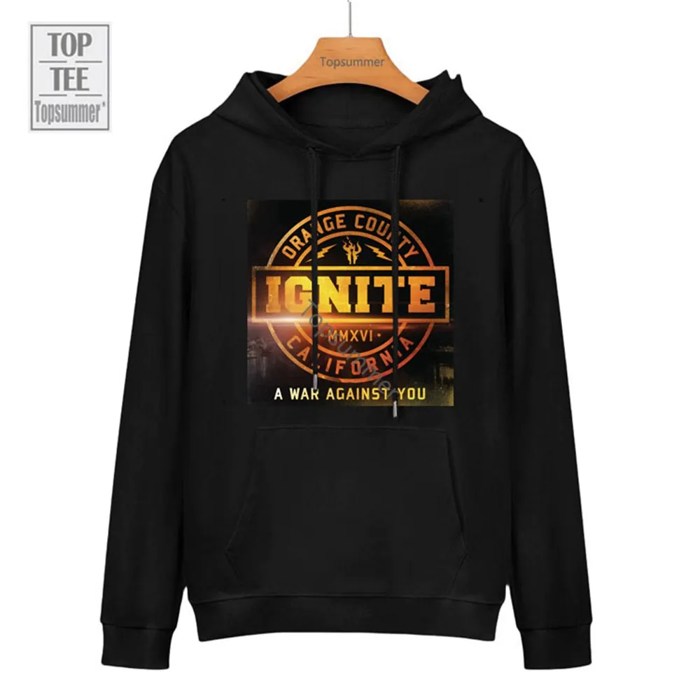 

A War Against You Album Hoodies Ignite Tour Hoodie Woman Rock Streetwear Graphics Print Sweatshirts