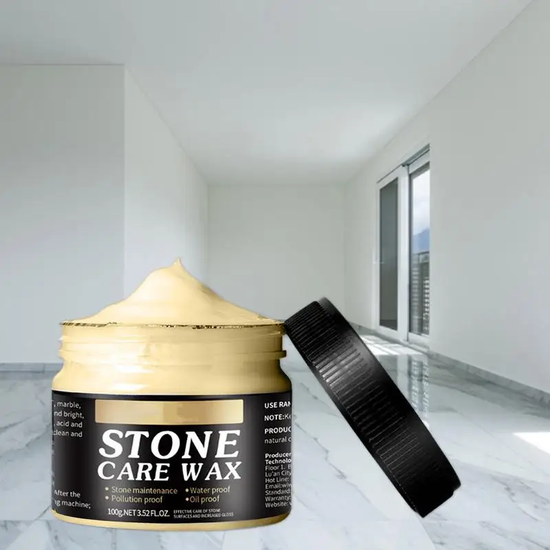 100g Stone Maintenance Polishing Wax, Granite Polishing