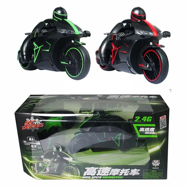2.4GHz Mini Fashion RC Motorcycle With Cool Light High Speed RC Motorbike Model Remote Control Drift Motor Toys For Kids Gift 3