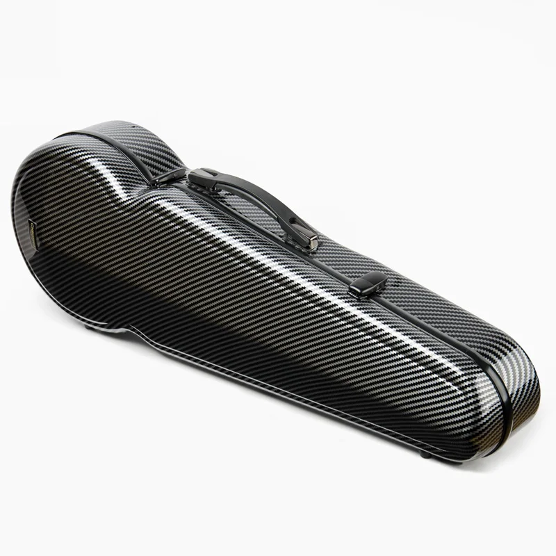 CHRISTINA Viola Case Triangular Black Stripes Max 16 Inches Size Adjustable Hybrid Carbon Fiber Lightweight Waterproof