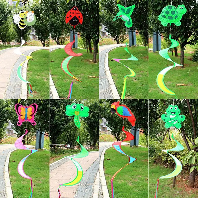 

1Pc Animal Rotating Wind Strip Windmill Hanging Wind Spinner Toy for Outdoor Kindergarten Garden Decoration Party Supplies