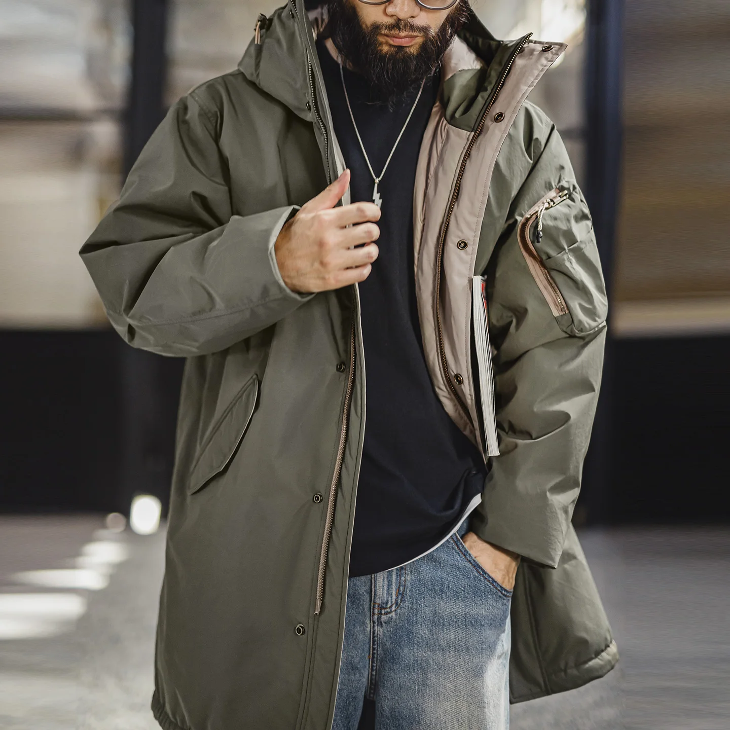 Trench longue pour femme | Chaud