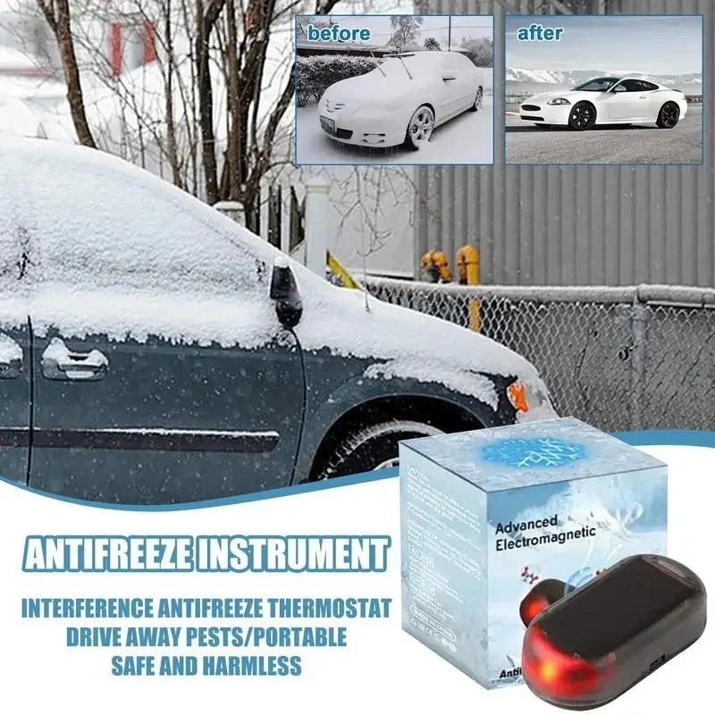 1/5pcs Car Window Glass Anti Freeze Device Winter Ice And Snow Removal Electromagnetic Interference Deicing Instrument tool