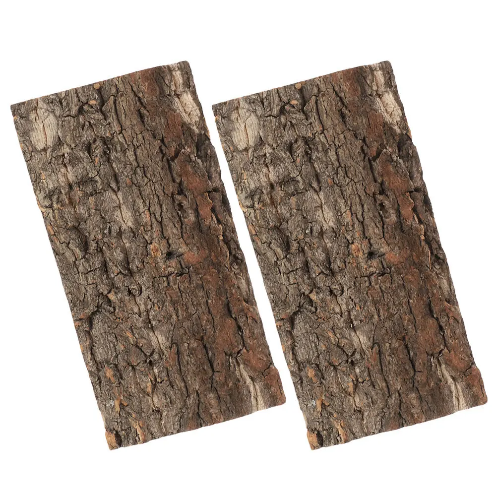 Natural Cork Bark Decor Set 6