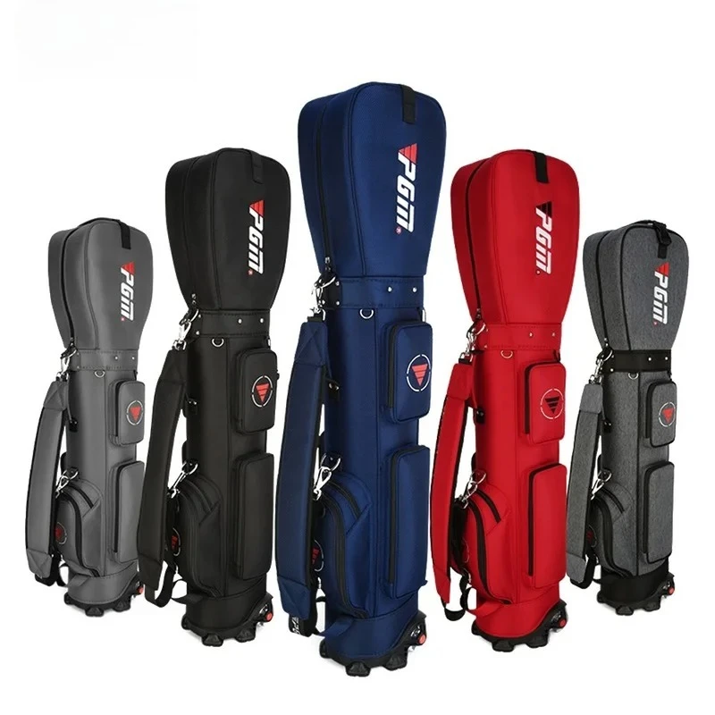 Golftasche mit Rädern, ultraleichte Sport-Standard-Golftaschen, große Kapazität, Aufbewahrung von Golfbällen, multifunktional, QB069