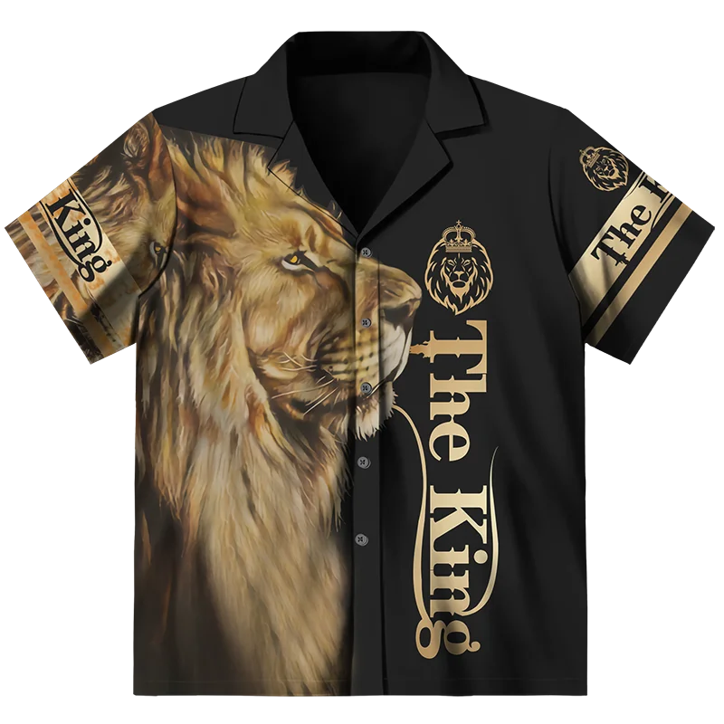 

2023 Skull Men's Shirts Lapel Streetwear Vintage Shirt For Men Street Hip Hop Short Sleeve Top Party Summer Men Hawaiian Shirts