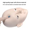 New Silicone Mannequin Heads Lash Tech Practice Heads with 3 layers lashes eyelash head model for Eyelash Extension Training 2