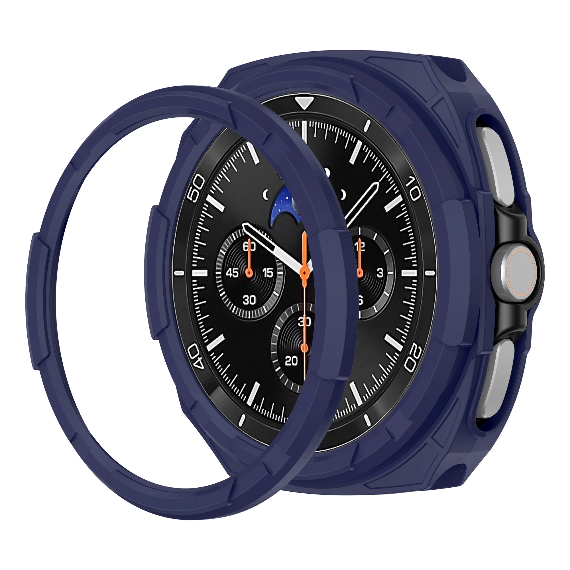 Durable Bezel and Soft TPU Bumper Case for Secure Watch Protection