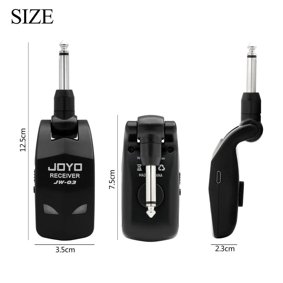JOYO Wireless Guitar Transmission System 2.4GHz 4 Channels Wireless Guitar Transmitter and Receiver Multi-Set Combination