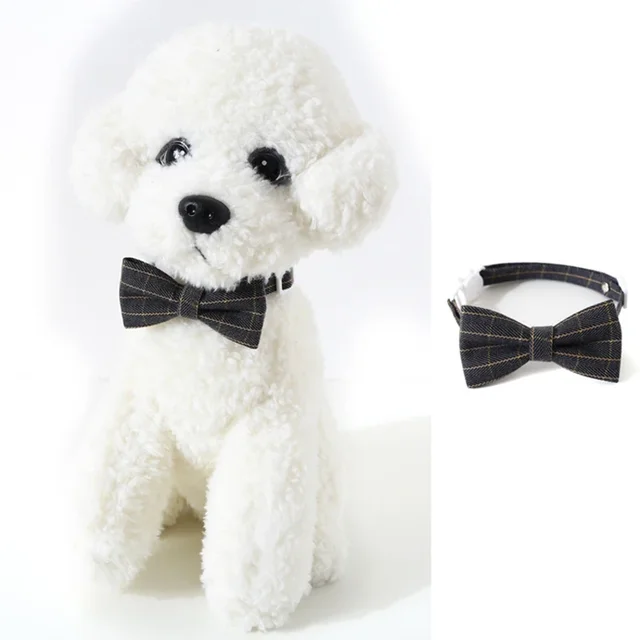 Adjustable Breakaway cat Collar with Bell kitten Cat Collars Cat Accessories Pet Supplies Puppy Bow Tie for Small Dogs 4