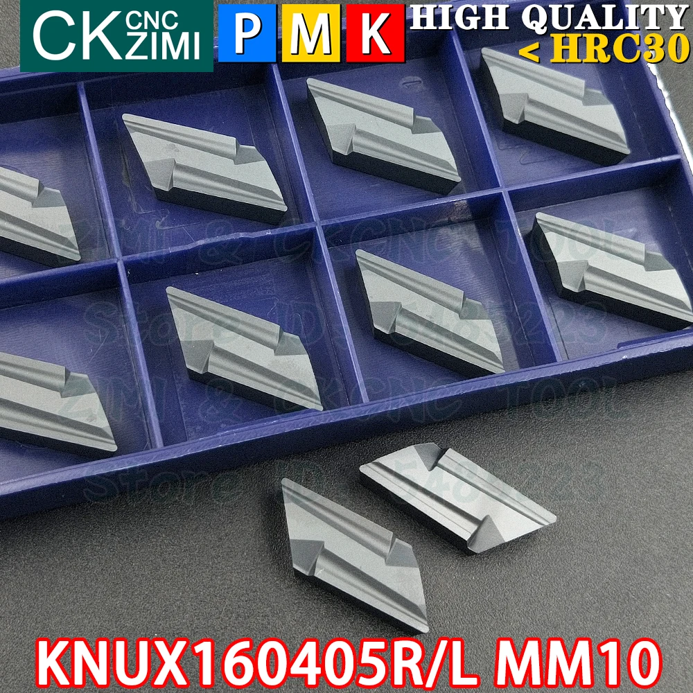 KNUX KNUX160405R MM10 KNUX160405L MM10 초경 인서트 선삭 인서트 절삭 공구 DKJNL DKJNR 용 KNUX1604 KNUX 1604 MM10 MM30 CNC 금속 선반 공구