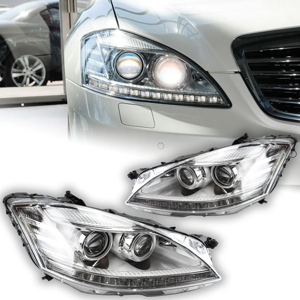 AKDCarStylingHeadLampforBenzW221Headlights20062009S300S400