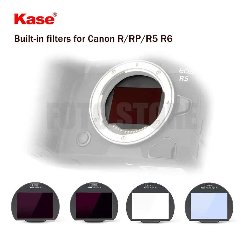 Kase Builtin Camera Filters Mcuv Netural Night Nd8 Nd32 Nd64 Nd100