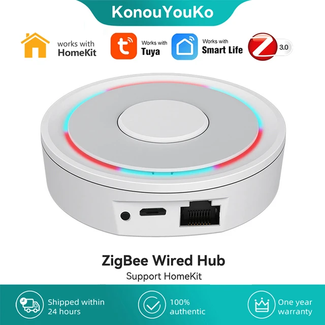 Tuya – passerelle Zigbee filaire sans fil pour maison intelligente, Hub,  télécommande, application Smart Life, Alexa, Google Home - AliExpress